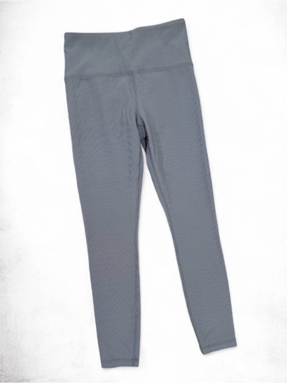 Athleta Elation Rib Tight Leggings High Rise Slate Blue Size M